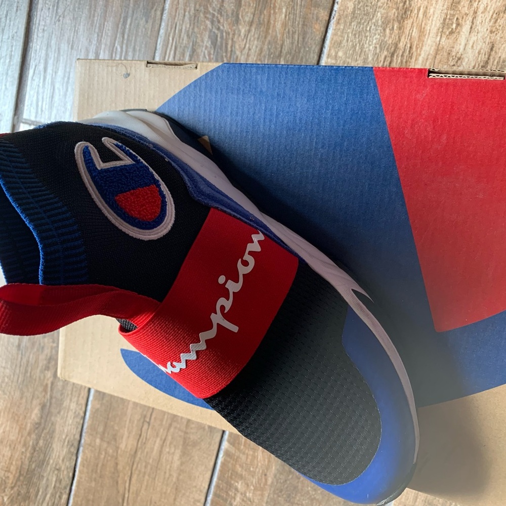 Sold Champion Red and Blue Athletic Shoes